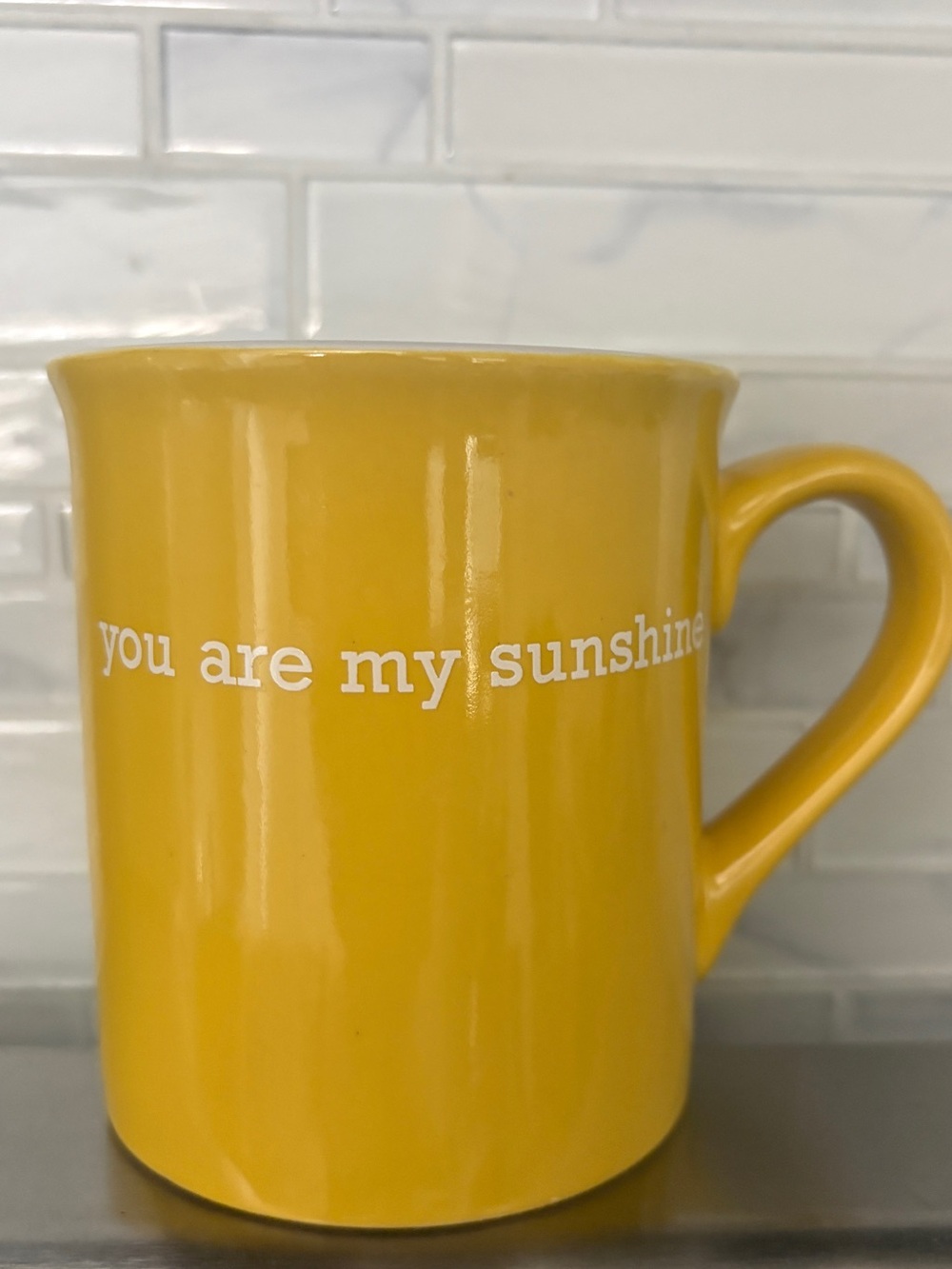 Love your Mug you are my sunshine. Ceramic coffee mug.